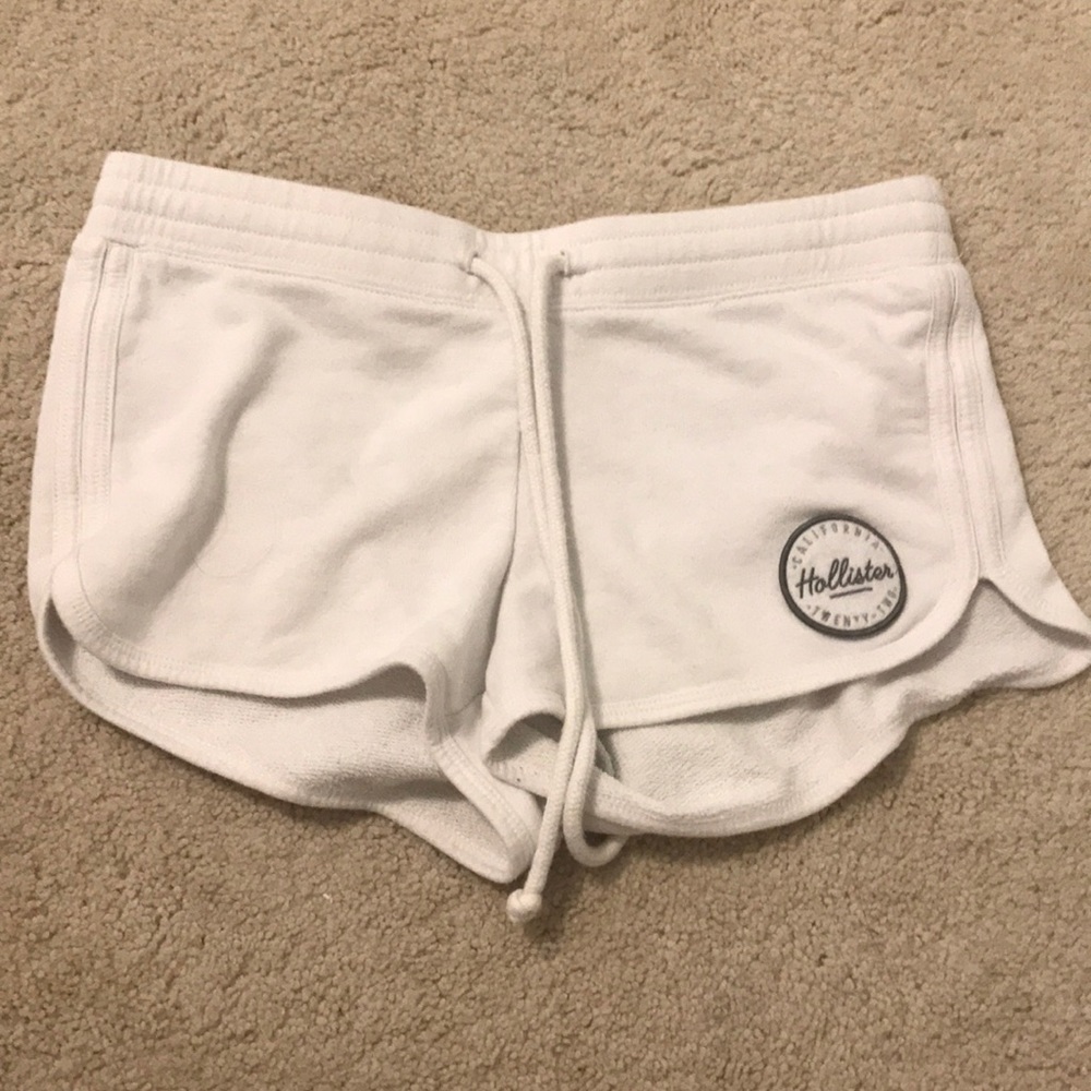 Hollister white shorts size S